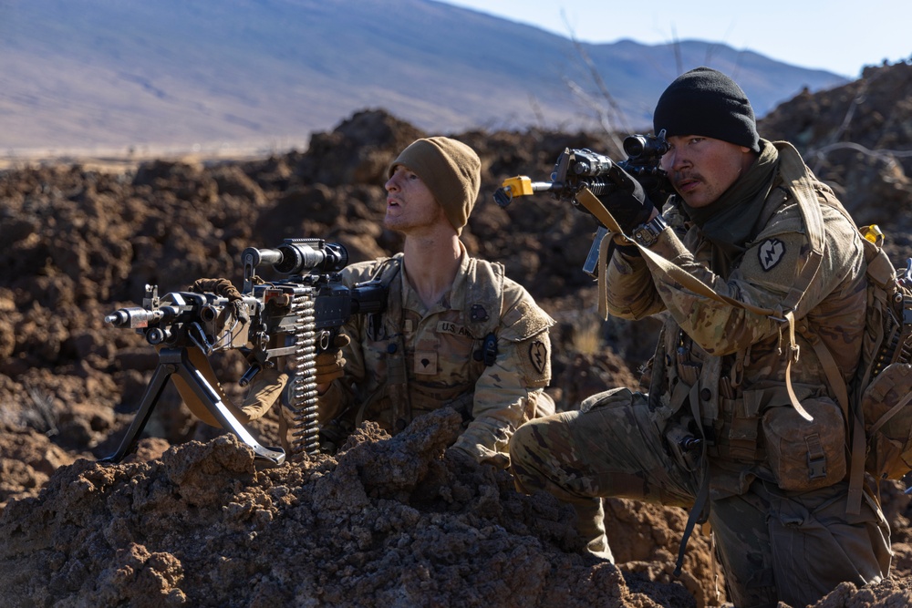 25th ID Soldiers Engage OpFor during JPMRC 24-01