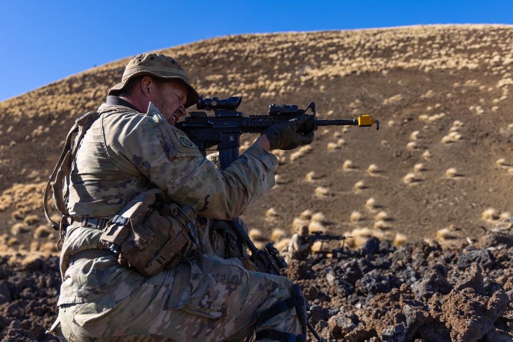 25th ID Soldiers Engage OpFor during JPMRC 24-01