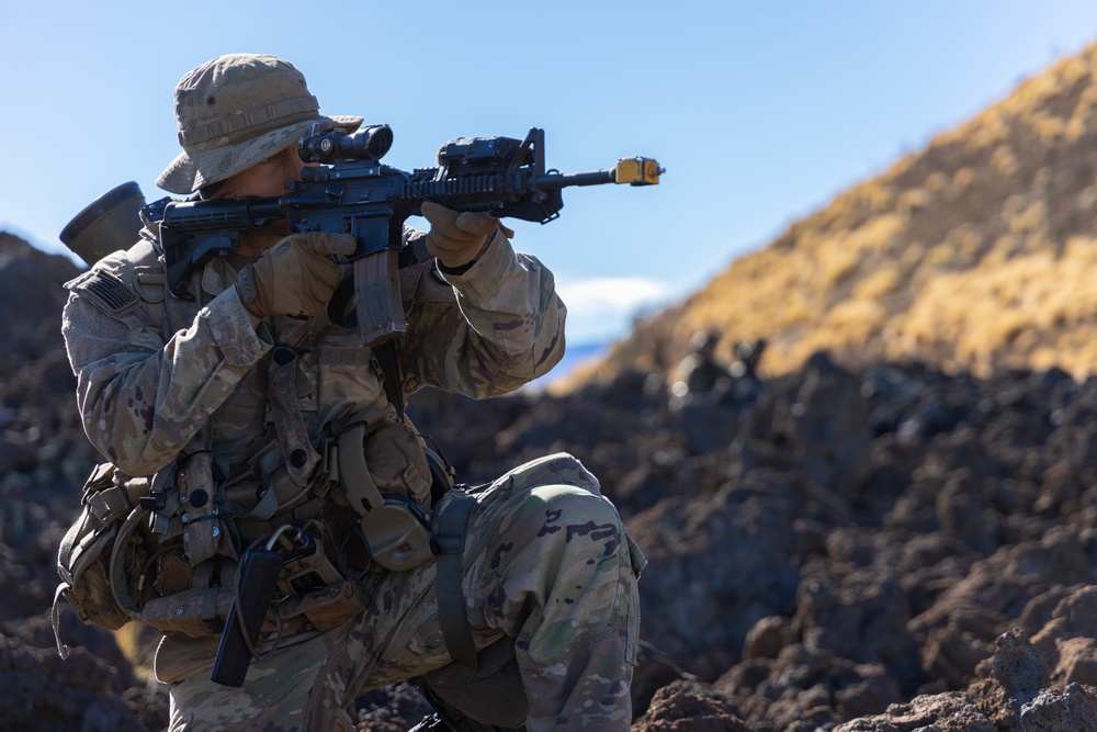 25th ID Soldiers Engage OpFor during JPMRC 24-01
