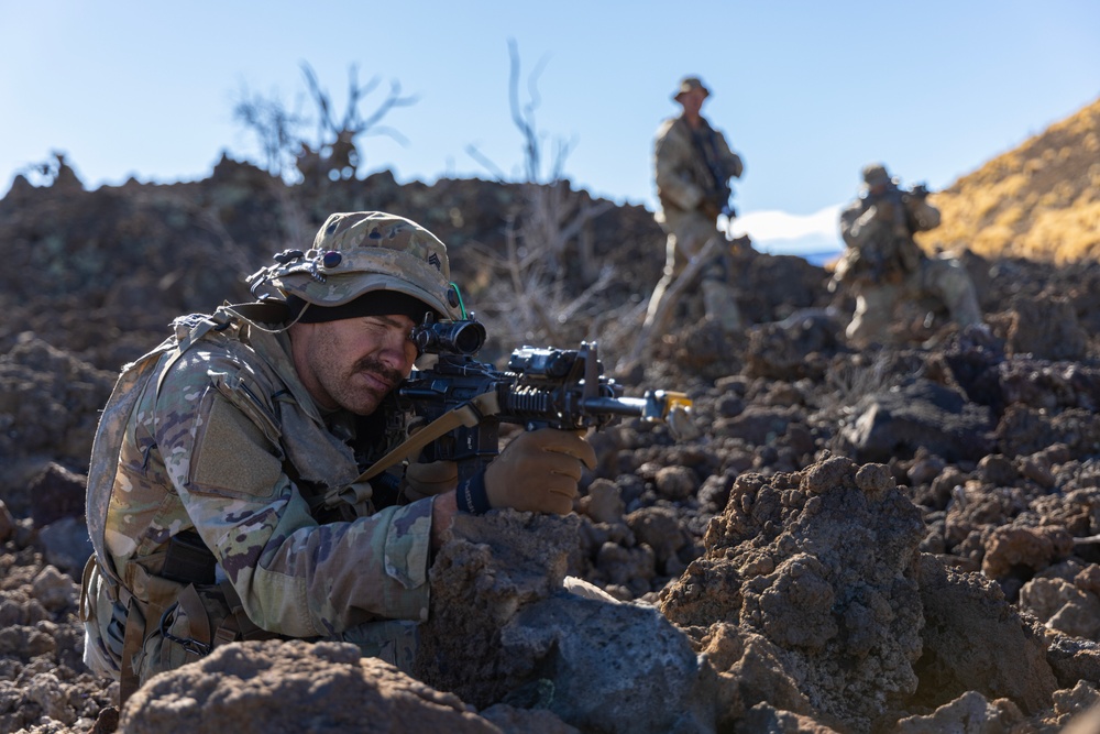 25th ID Soldiers Engage OpFor during JPMRC 24-01