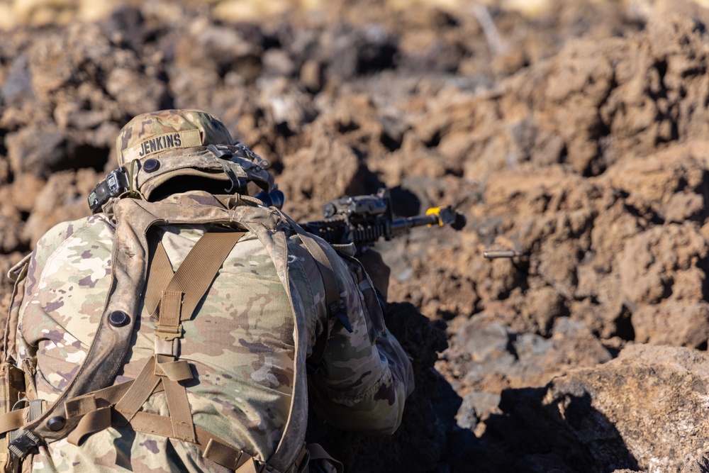 25th ID Soldiers Engage OpFor during JPMRC 24-01