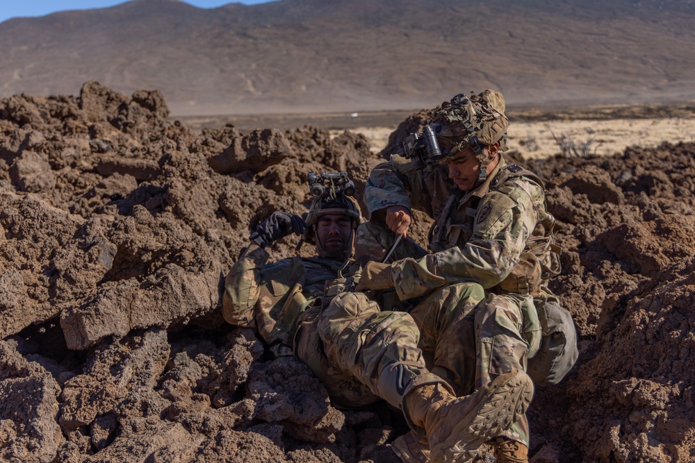 25th ID Soldiers Engage OpFor during JPMRC 24-01