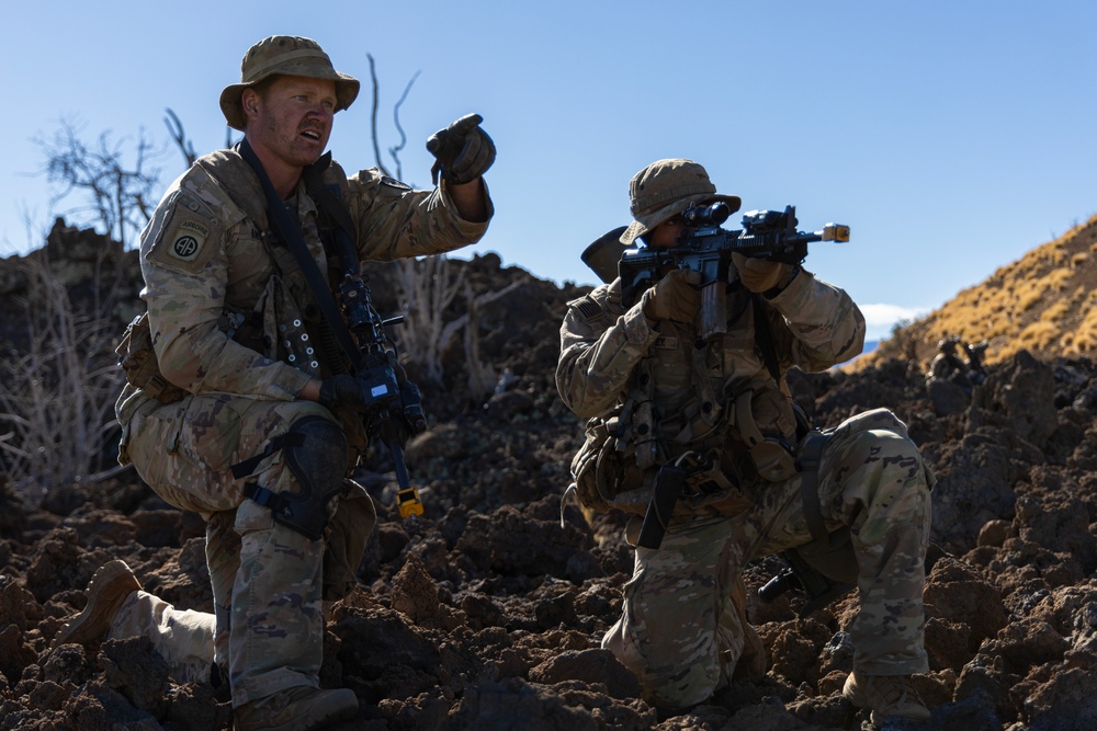 25th ID Soldiers Engage OpFor during JPMRC 24-01