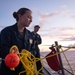 USS Hopper Sailors Participate in Man Overboard Drill