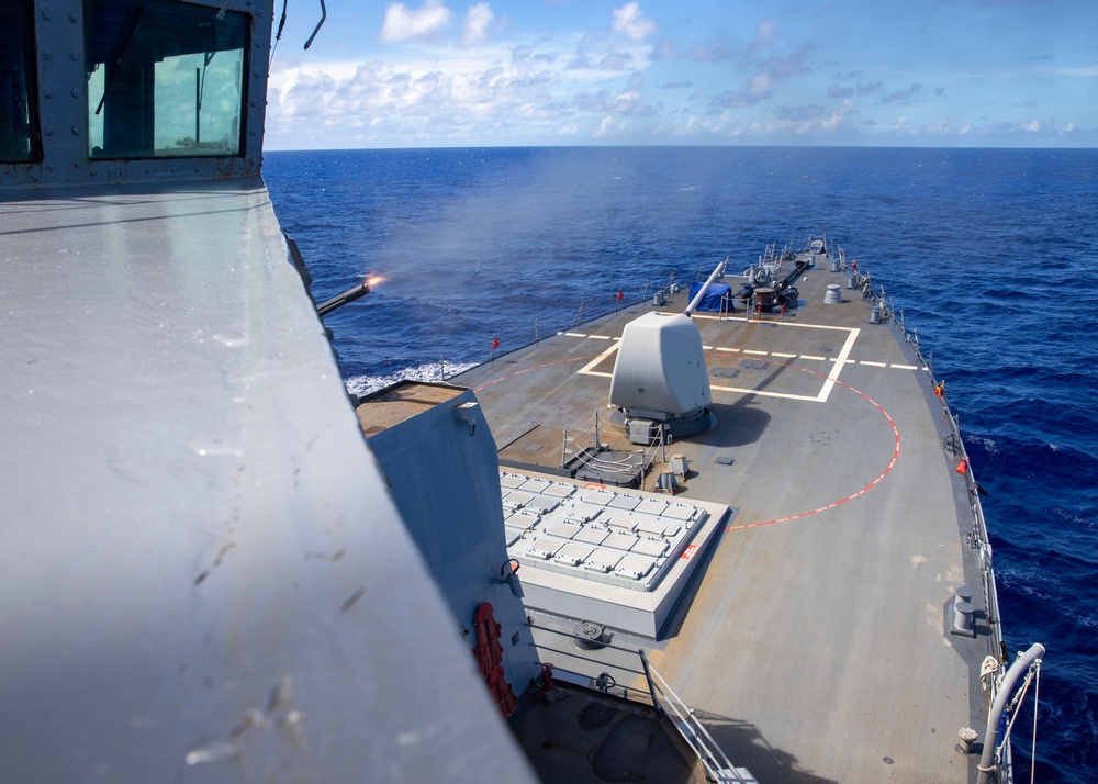 USS Hopper Fires CIWS