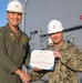 Award at Quarters Aboard USS Tripoli