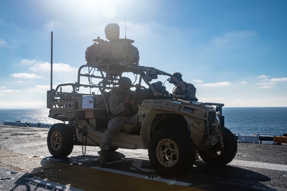 Defend the Ship: 15th MEU Marines Counter UAS Threats Underway