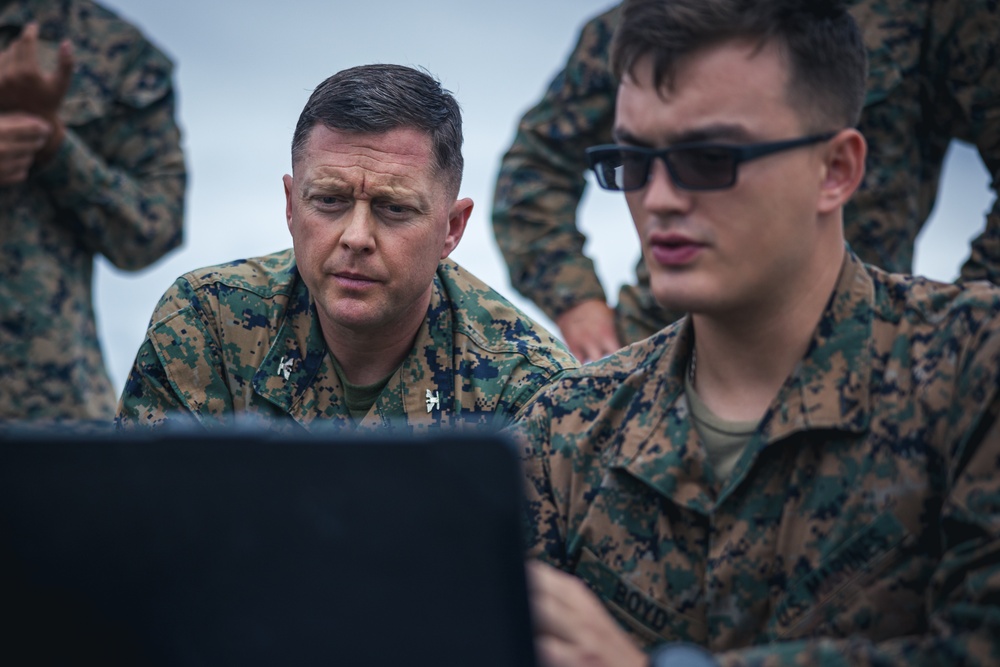 Resolute Dragon 23 FTX | Comms Showcase for 12th Marines CO