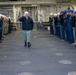 USS Tripoli Sailor Piped Ashore