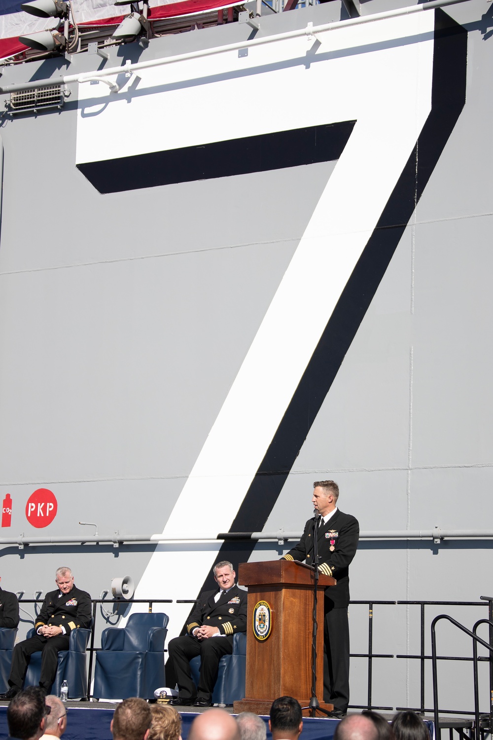 USS Tripoli Holds Change of Command