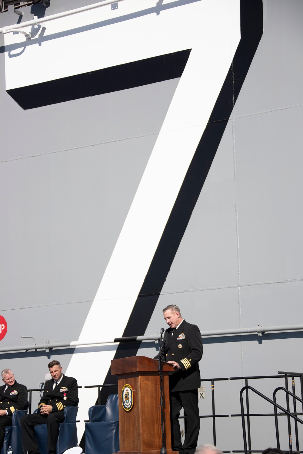 USS Tripoli Holds Change of Command