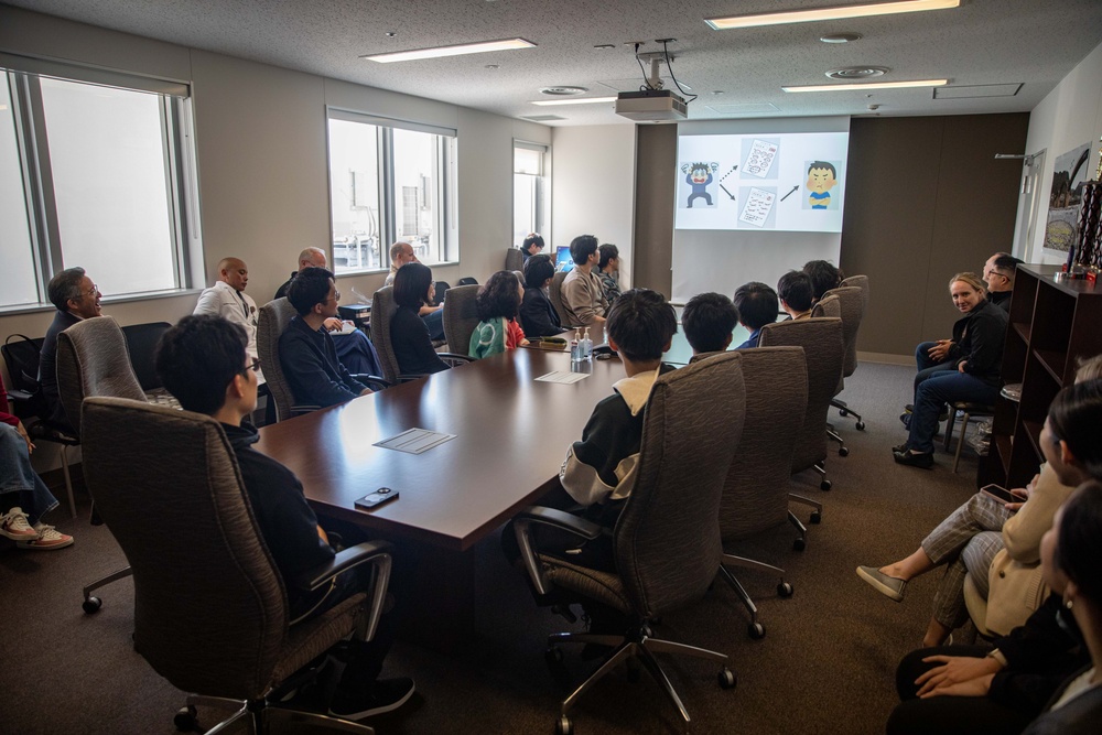 Health First: Medical personnel with Naval Family Branch Health Clinic Iwakuni and Iwakuni Clinical Center conduct monthly study group