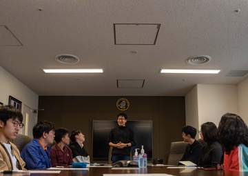 Health First: Medical personnel with Naval Family Branch Health Clinic Iwakuni and Iwakuni Clinical Center conduct monthly study group