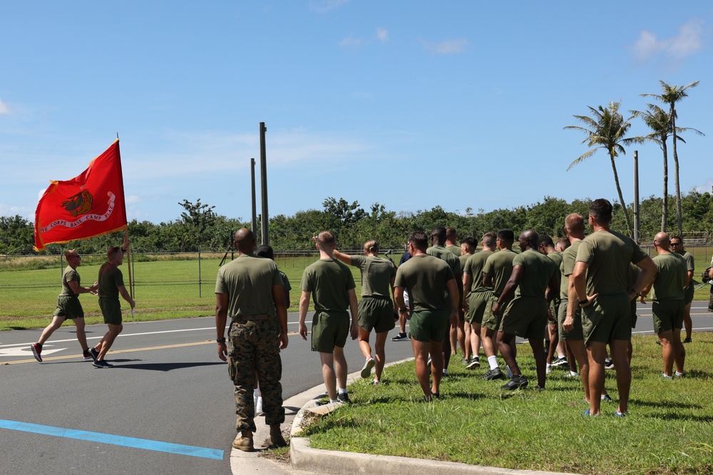 Camp Blaz participates in 248-mile birthday run