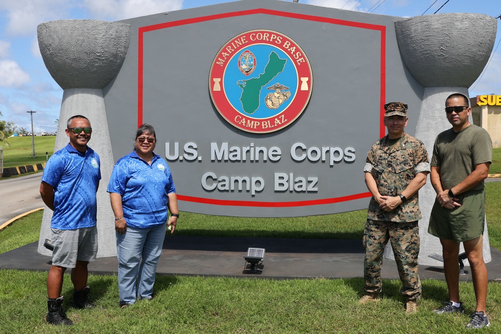 Camp Blaz participates in 248-mile birthday run