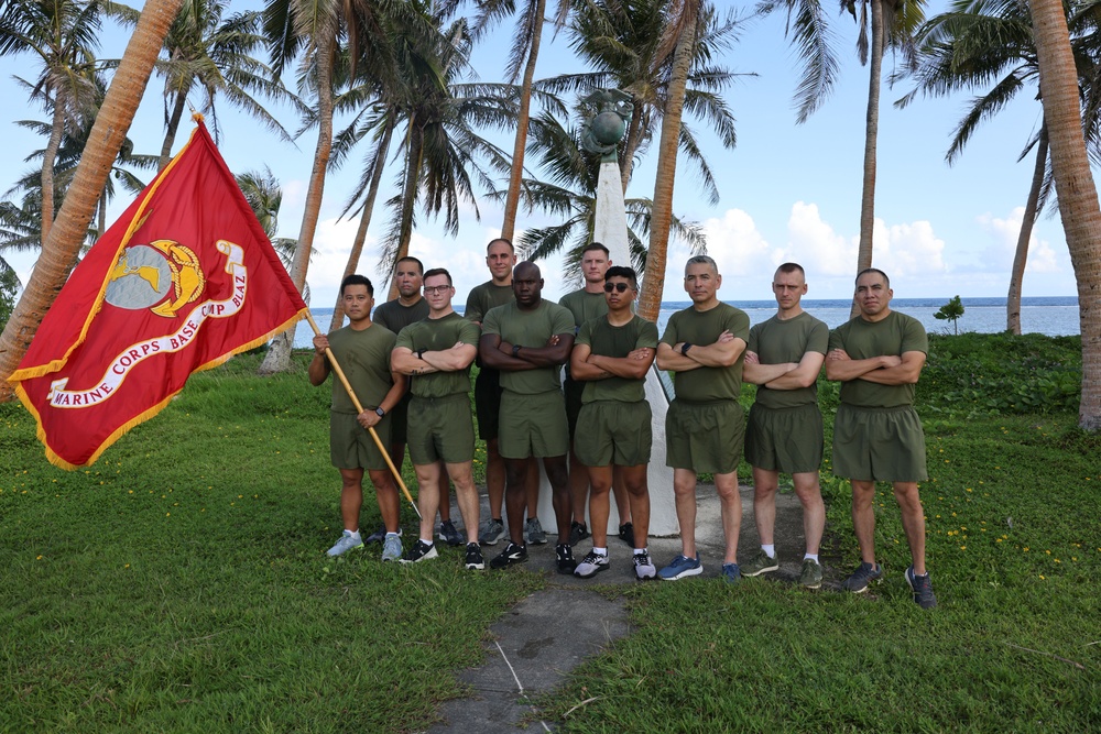 Camp Blaz participates in 248-mile birthday run