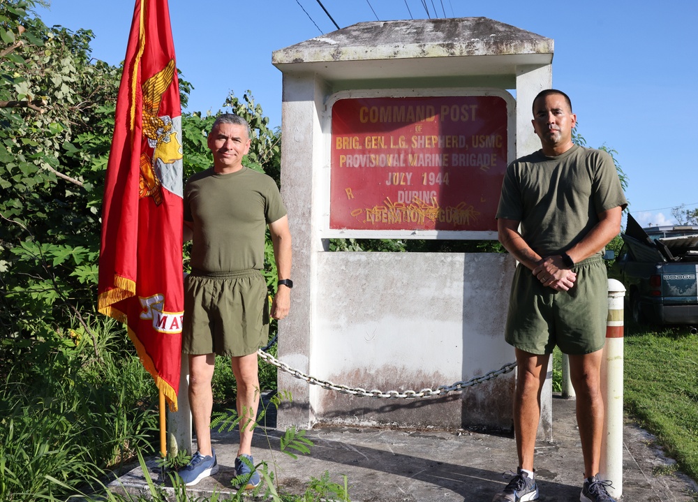 Camp Blaz participates in 248-mile birthday run