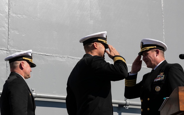 USS Tripoli Holds Change of Command