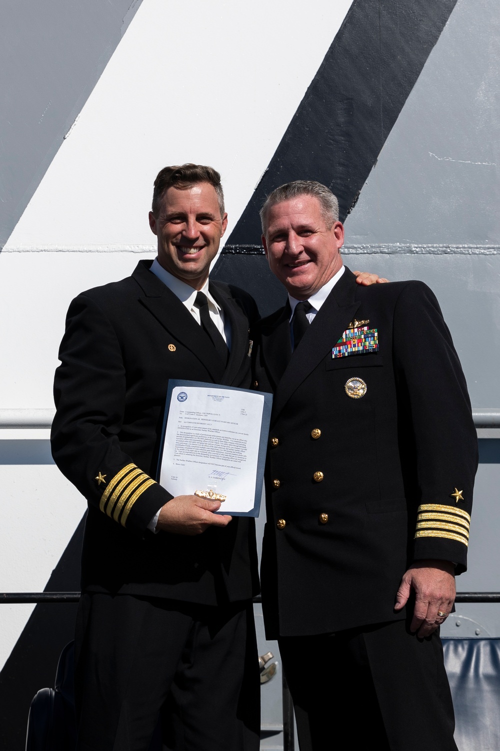 USS Tripoli Holds Change of Command