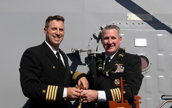 USS Tripoli Holds Change of Command