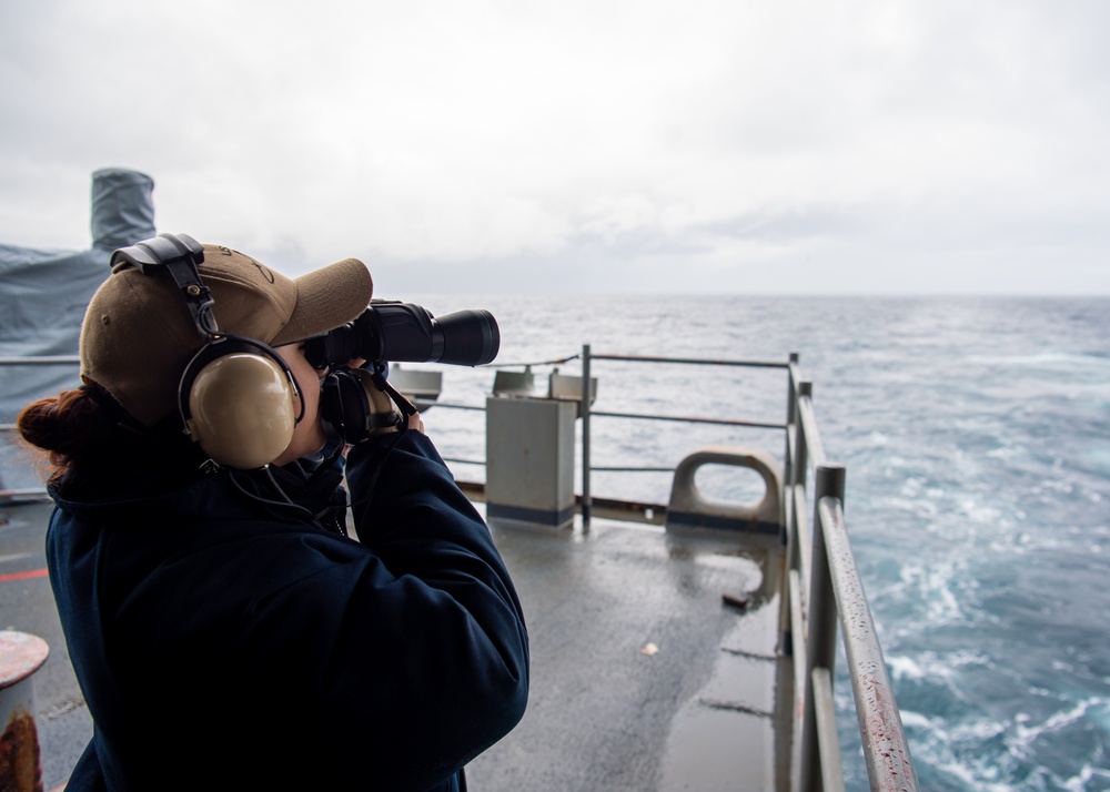 Sailor Stands Watch