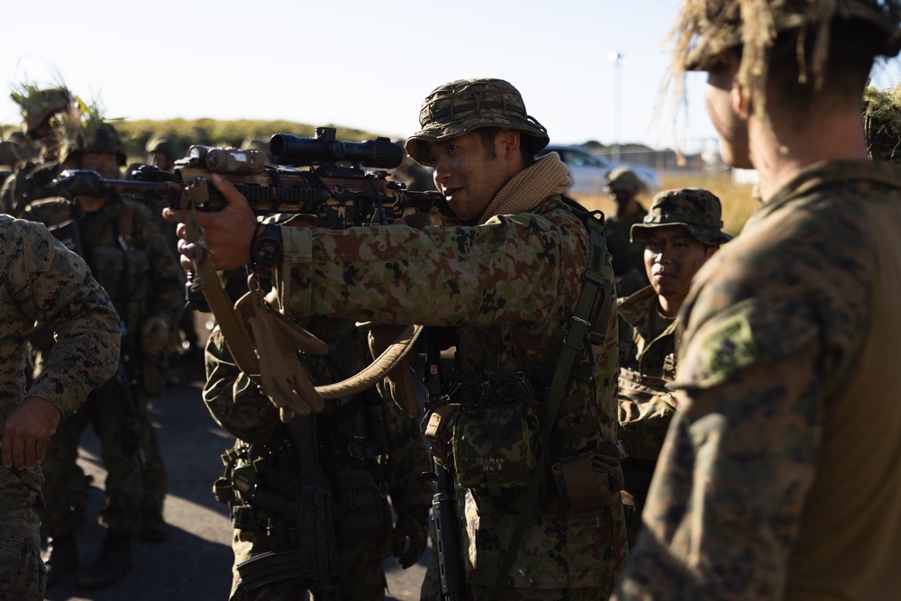 Resolute Dragon 23 FTX 2/2 Bilateral Weapons Exchange