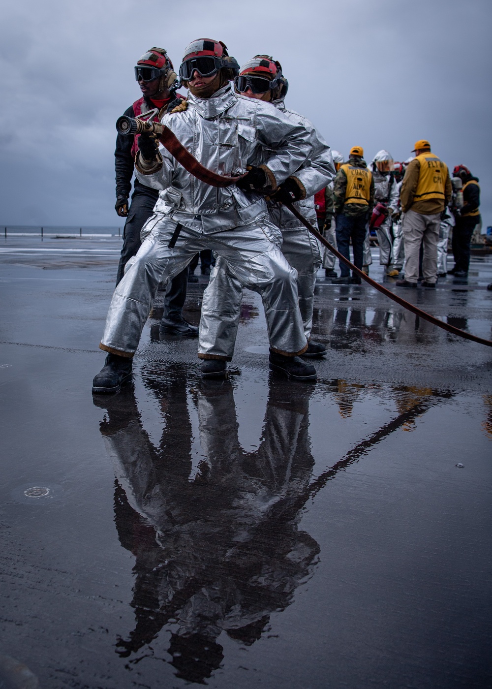 Flight Deck Firefighting Training