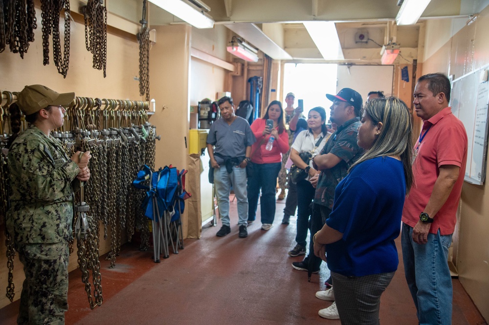 Pacific Partnership 2024-1: USNS Mercy Ship Tour