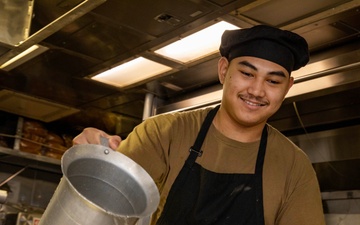 USS Hopper's Galley Crew Deep Cleans