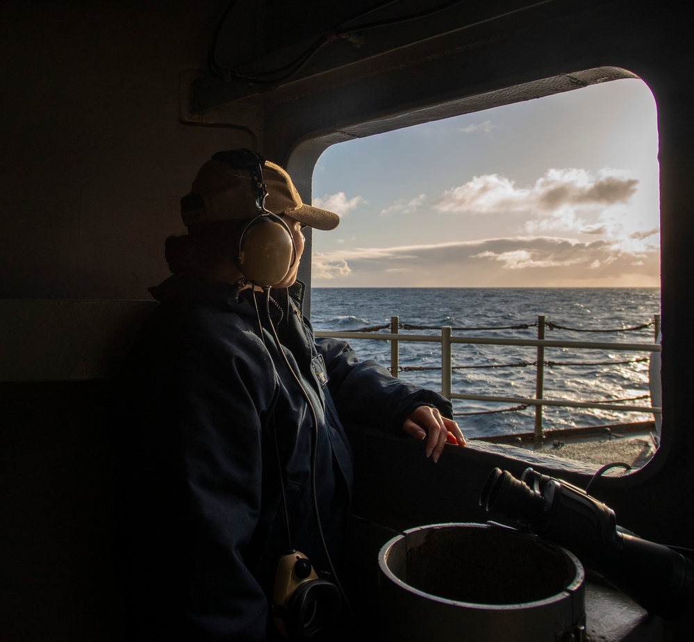 Sailor Stands Watch