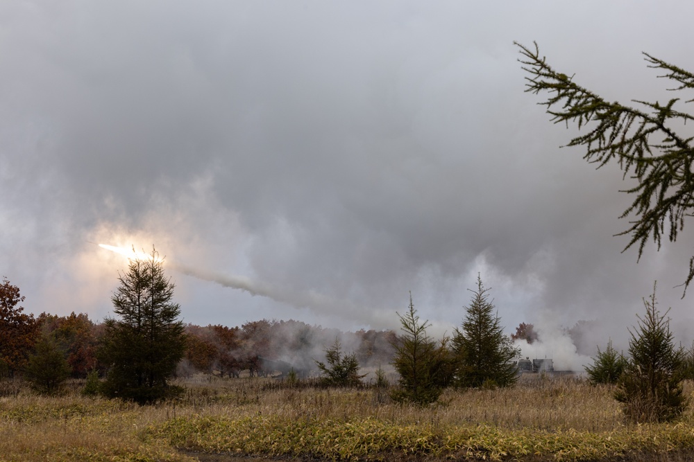 Resolute Dragon 23: HIMARS, M270 MLRS Bilateral Live-fire at Yausubetsu