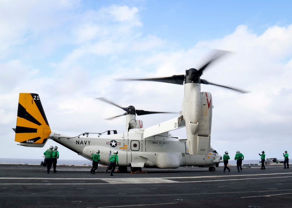USS Carl Vinson (CVN 70) Conducts Flight Deck Operations