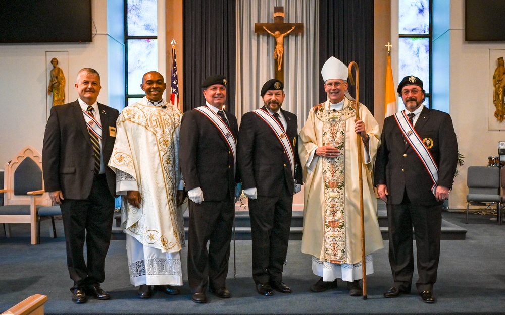 Bishop visits MacDill Air Force Base for religious services