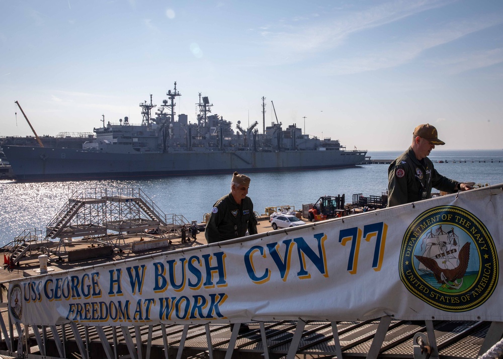 Daily Operations Aboard USS George H.W. Bush (CVN 77)