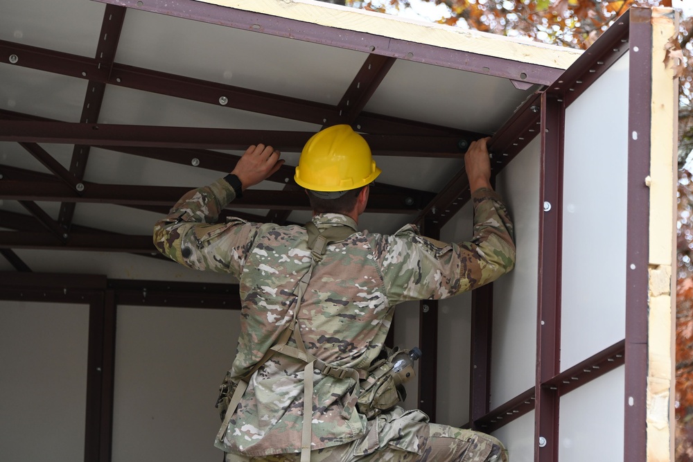 ASA Fort Dix BIV-6 Latrine construction. November 07, 2023