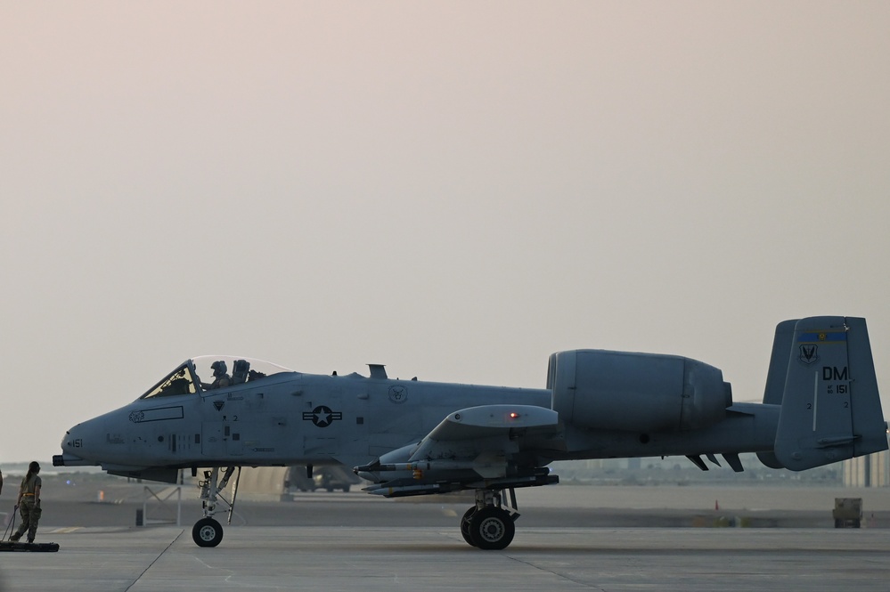 A-10 Thunderbolt IIs arrive to CENTCOM AOR