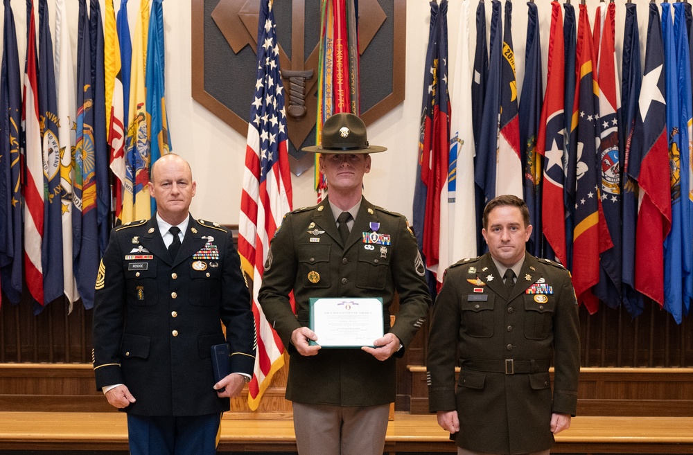 Fort Leonard Wood Soldier receives Purple Heart for injuries received in Afghanistan