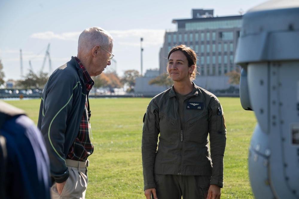 U.S. Naval Academy Midshipmen Explore Marine Corps Combat Systems Display