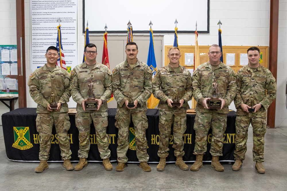 Winners of Kentucky's Best Warrior Competition 2023