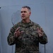 Task Force 61/2 commanding general speaks to troops aboard USS Mesa Verde