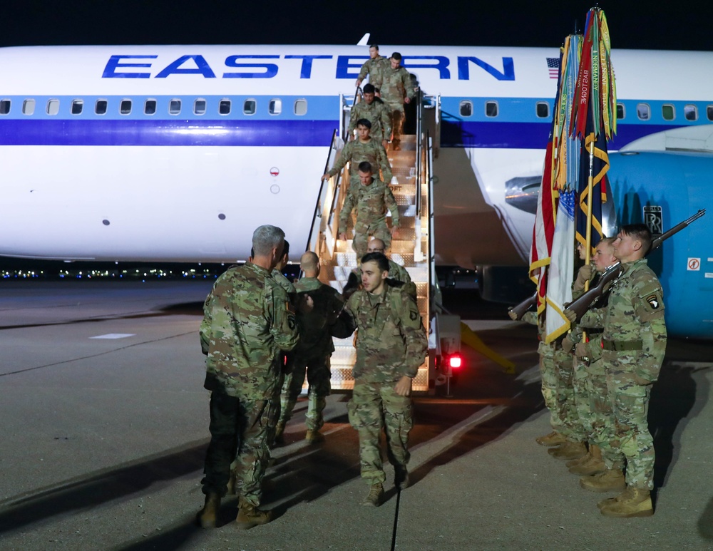 1-506 and 1-327 Redeployment Ceremony