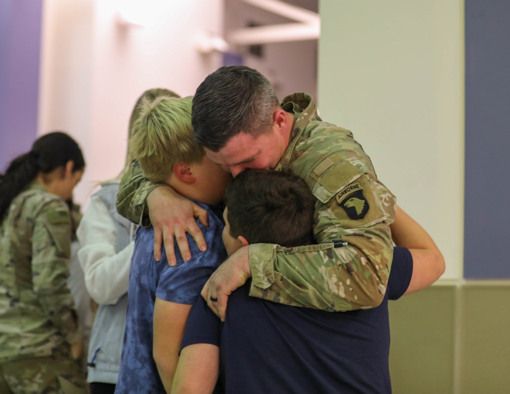 1-506 and 1-327 Redeployment Ceremony