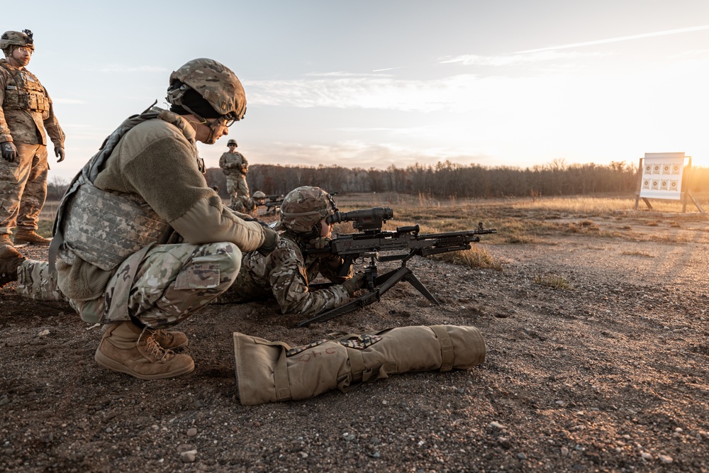 Iowa National Guard Soldiers qualify on crew-served weapons