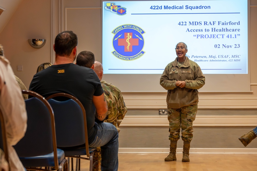 422nd Medical Squadron Launches Project 41.1