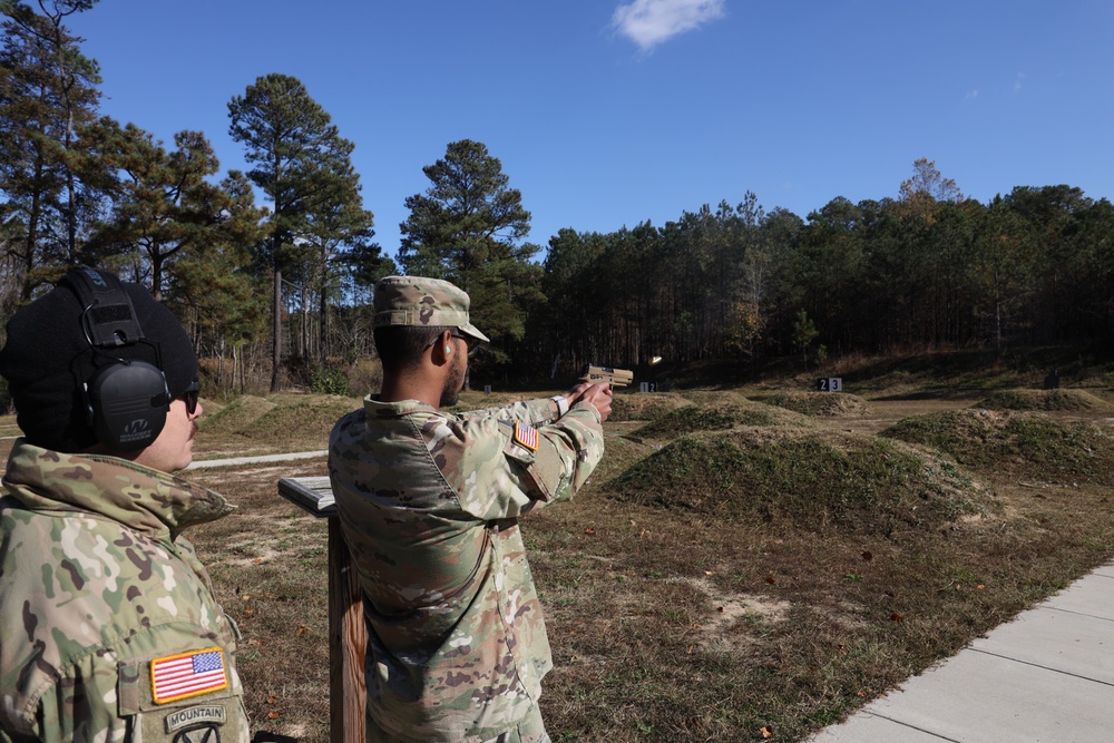 Best Squad Snapshot: Army Pfc. Justin Brown M17 Pistol Qualification