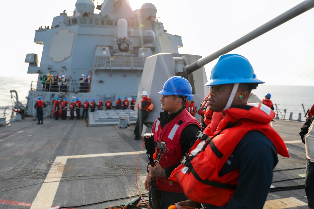 USS Paul Ignatius Underway Replenishment