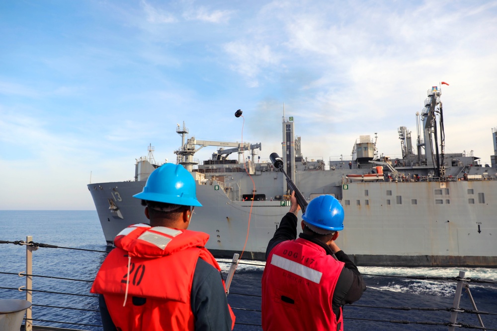 USS Paul Ignatius Underway Replenishment