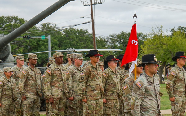 Alpha King Battery, Regimental Field Artillery Squadron, 3rd Cavalry Regiment, Change of Command Ceremony