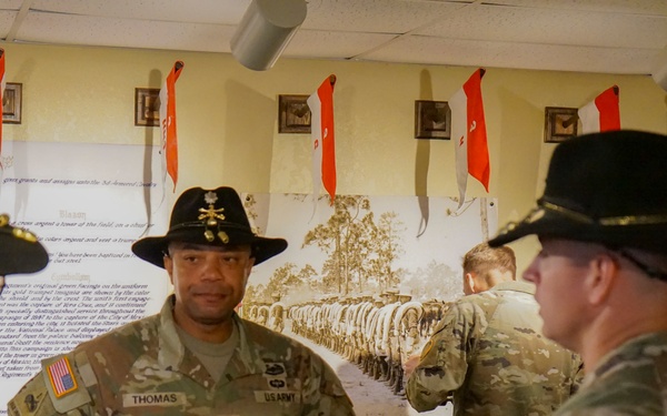Alpha King Battery, Regimental Field Artillery Squadron, 3rd Cavalry Regiment, Change of Command Ceremony