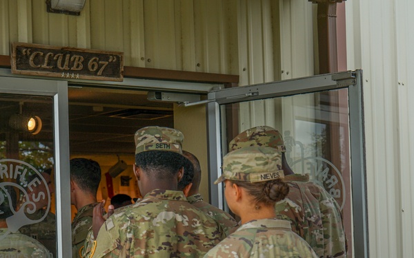 Alpha King Battery, Regimental Field Artillery Squadron, 3rd Cavalry Regiment, Change of Command Ceremony